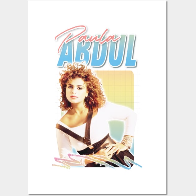 Paula Abdul // 80s Vintage Aesthetic Design Wall Art by DankFutura